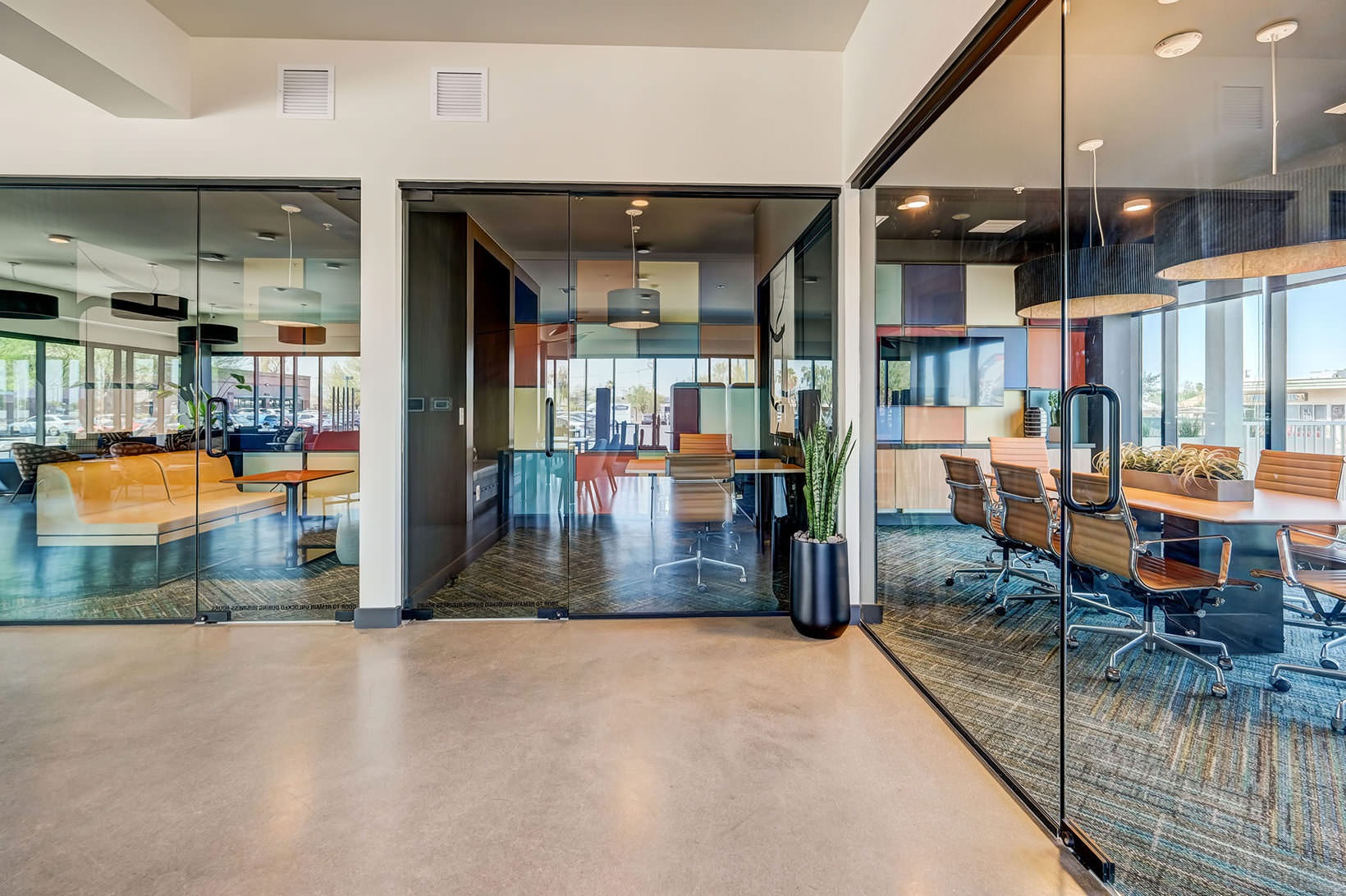 The essence of exceptional living glassed in clubhouse rooms